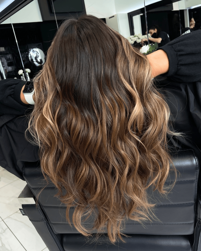Airtouch hair colouring result at Shique London Kensington