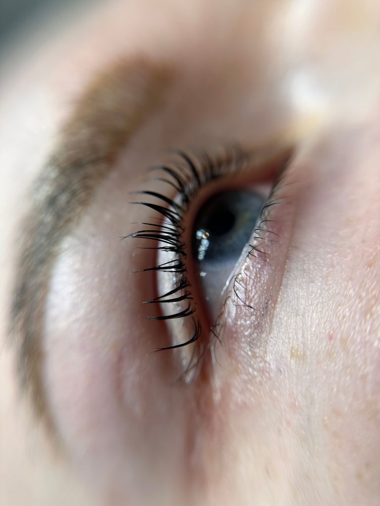 Lash lamination treatment at Shique London Kensington